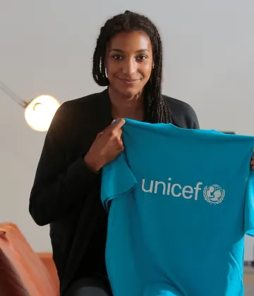 belgian Goodwill ambassador Nafi Thiam