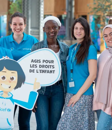 Projet Sacha volontaires - vrijwilligers | UNICEF