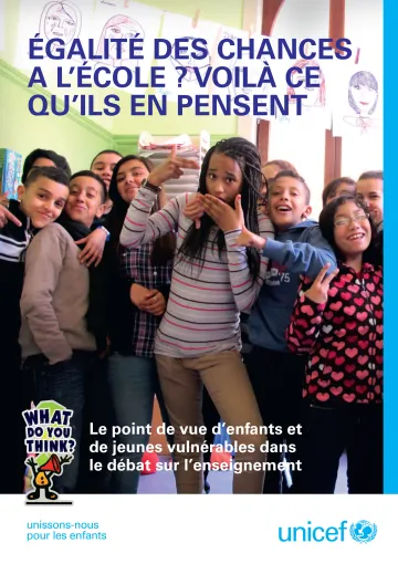 Egalité des chances à l'école - voilà ce qu'ils en pensent