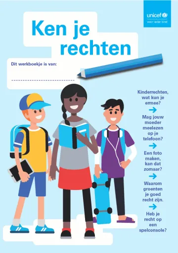 Werkboekje kinderrechten cover | UNICEF