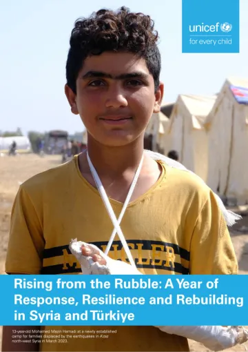 Rising from the Rubble - A Year of Response Resilience and Rebuilding in Syria and Türkiye