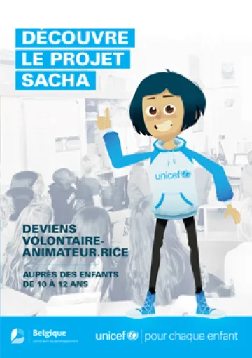 Cover Projet Sacha - Brochure pour volontaire