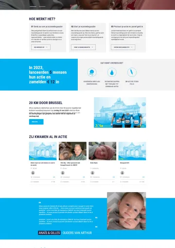 Act.unicef.be - Solidaire inzamelacties
