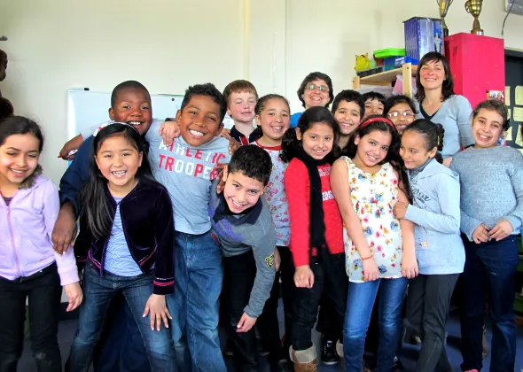 Class with children Belgium