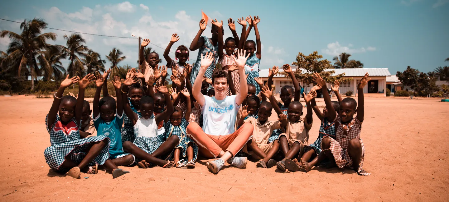 Our belgian UNICEF Goodwill ambassador on a mission in Ivory Coast 