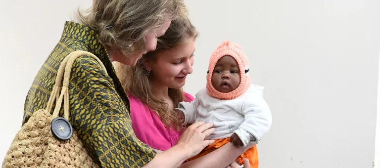 Visit by H.M. Queen Mathilde of Belgium, and princess Elisabeth of Belgium, to Nairobi, the capital of Kenya.