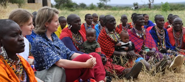 Visit by H.M. Queen Mathilde of Belgium, and princess Elisabeth of Belgium, to Nairobi, the capital of Kenya.