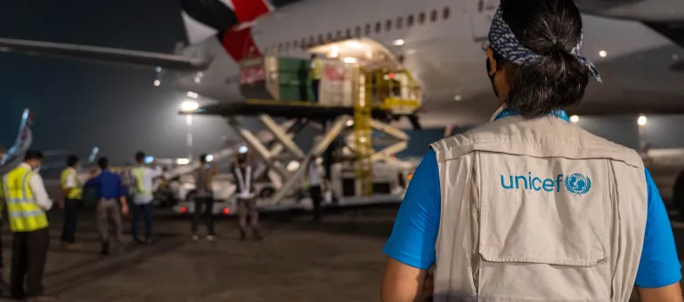 Covax airplane